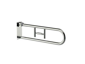 MAXİFLOW ARTICULATED MOVABLE WC GRAB BAR WITH PAPER HOLDER Ø32 SS304 13580