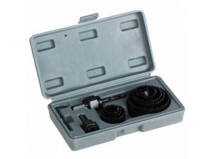 BAY-TEC WOODEN JUNCTION BOX OPENING PUNCH SET 11 PIECES MK0300