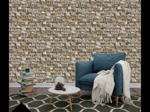 NATURAL COLLECTION STONE PATTERNED WALL PAPER 2628 5 3 M2
