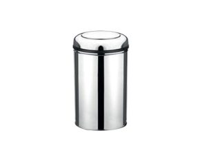 MAXIFLOW PRACTICAL LID DUSTBIN 20 LT SS430 13275