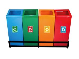 MAXİFLOW RECYCLING WASTE BIN ENVELOPE LID 4-PIECE PAINTED 23443 | MAXİFLOW GERİ DÖNÜŞÜM ATIK KUTUSU ZARF KAPAK 4 PARÇALI BOYALI 23443