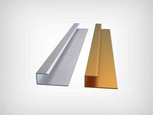 TESAY ALUMINIUM LAMINATE FLOORING FINISH PROFILE 10MM MATT ANODIZED LBPA10-01