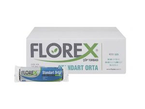 FLOREX 525 STANDARD MEDIUM GARBAGE BAG 55X60CM 50 ROLLS 1 ROLL 20 PIECES