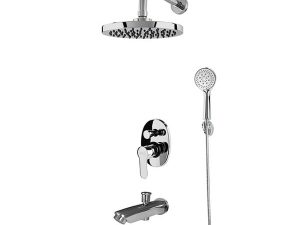 NEWARC DOMINO BUILT-IN BATHROOM FAUCET SET WITH VALVE BEAK 971131S