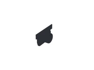 MAXIFLOW PLASTIC DUCT PLUG MALE 125X75MM BLACK 26104