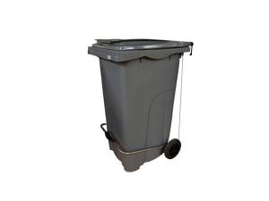 240 LT WHEELED GARBAGE CONTAINER GRAY WITH PEDAL CTK-3008