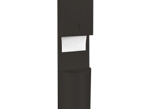 MAXİFLOW WASTE BIN PAPER HOLDER 400 OVAL BLACK 29851