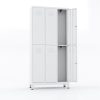 MASTER STEEL WARDROBE METAL 6 DOOR 98X37X198 U-E06