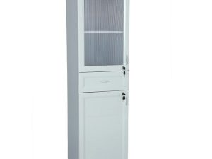 ZEN MULTIPURPOSE PVC PLASTIC MEDICAL EQUIPMENT CABINET 45X160X37CM