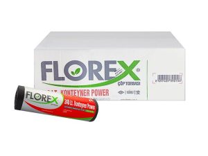 FLOREX 550 POWER 240 LT CONTAINER GARBAGE BAG 120X150CM 10 ROLLS 1 ROLL 5 PIECES | FLOREX 550 POWER 240 LT KONTEYNER ÇÖP POŞETİ 120X150CM 10 RULO 1 RULO 5 ADET