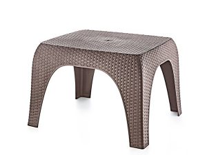 BREZZA 2590 WICKER COFFEE TABLE 43X52X60 CM DARK BROWN