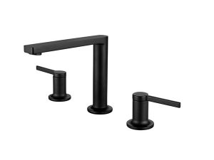 NEWARC BOLD 3 HOLE BASIN FAUCET BLACK 910561B | NEWARC BOLD 3 DELİKLİ LAVABO MUSLUĞU SİYAH 910561B
