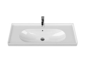TURQUOISE CERASTYLE ARYA WASHBASIN 100X45CM 043500-U