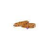 CATTİE BEADED LEATHER CAT NECK COLLAR CAMEL 1,5X31-35CM BKT18XXLCAMEL