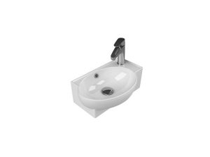 TURQUOISE CERASTYLE MINI COUNTERTOP WASHBASIN 28X45CM 001300-U