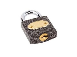 CASTLE PADLOCK GRAY 50 MM