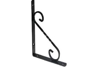 BEŞEL WROUGHT IRON SHELF BOTTOM NO3 BLACK BA343SY