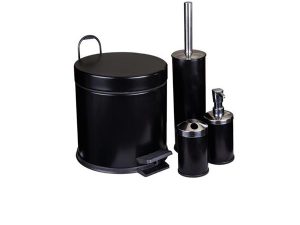 MAXIFLOW STANDARD BATHROOM SET SET OF 4 BLACK 26449