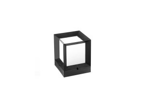 ROOSTER PRISM SET TOP GARDEN LIGHTING BLACK E27 LAMP HOLDER