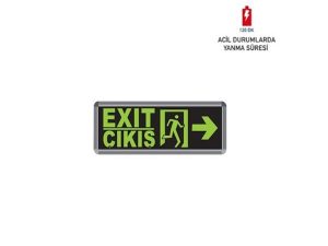 EXIT EMERGENCY EXIT LUMINAIRE 3W FL-9005
