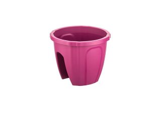 ŞENYAYLA OPAL HANDRAIL ROUND BALCONY FLOWER POT VIOLET 5712