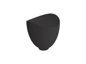 NEWARC LIFE COUNTERTOP WASHBASIN MATT BLACK Ø39X38CM 5801MB