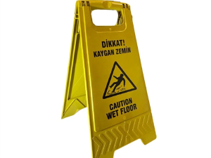 SLIPPERY FLOOR WARNING SIGN KZL-3201