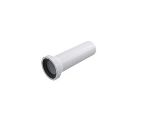 TOILET BOWL STRAIGHT OUTLET PIPE Ø100X350 MM