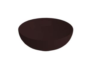 NEWARC NEWART COUNTERTOP WASHBASIN GLOSSY BLACK 42,5X15,5CM 5010B