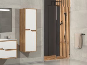 AQUANİL HAVANA TALL CABINET WHITE