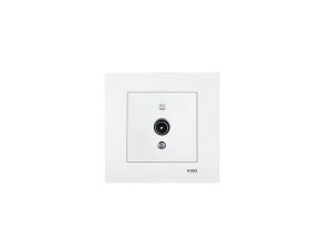 VISCO KARRE WHITE TV SOCKET FINITE FRAMELESS