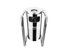 MAXİLOW STAINLESS U TYPE GARDEN WASTE BIN SS304 13350