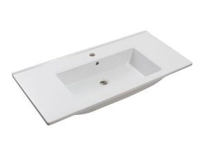NEWARC WASHBASIN WITH ETAGERE SILVER SILVER 100X45X2,5CM 501100