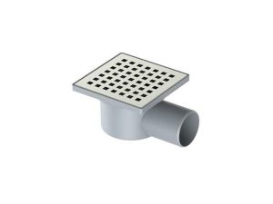MAXİFLOW LİNE FLOOR DRAIN 10X10 Ø32 SIDE OUTLET 13795
