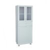 ZEN MULTIPURPOSE PVC PLASTIC CABINET WITH BASKET 60X157X37CM