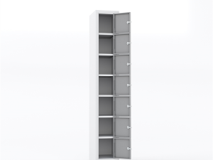 MASTER STEEL STORAGE CABINET METAL 7 COMPARTMENT 29X40X182 U-GZ07
