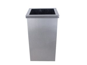 MAXİFLOW OPEN LID DUSTBIN 36 LT SS430 28795