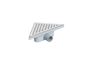 MAXİFLOW LİNE TRIANGLE FLOOR DRAIN 33 CM SIDE OUTLET 18117