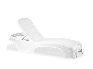 BREZZA 2536 ROYAL RATTAN CHAISE LOUNGE WHITE | BREZZA 2536 ROYAL RATTAN ŞEZLONG BEYAZ