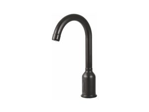 VENEZIA CHROME BLACK BASIN FAUCET WITH PHOTOCELL DOUBLE WATER INLET 5013020-05