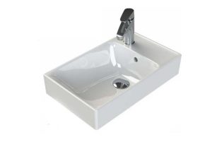 TURQUOISE CERASTYLE SHARP WASHBASIN 50X30CM 044300-U