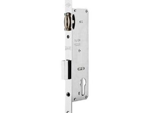 KALE 155 U MORTISE LOCK 20 MM ROLLER NICKEL
