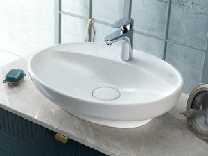TURQUOISE CERASTYLE LAL C COUNTERTOP SINK 60X46CM 072200-U