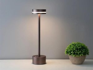 FORLİFE GÖKSU DECORATIVE RECHARGEABLE LED TABLE LAMP BLACK FL-8065