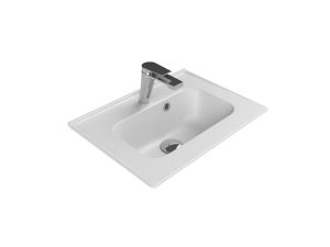 TURQUOISE CERASTYLE BLUE WASHBASIN 50X36,5CM 041900-U