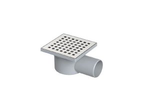 MAXİFLOW LİNE FLOOR DRAIN 10X10 Ø70 SIDE OUTLET 13812