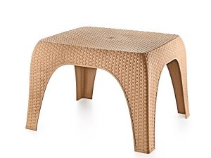 BREZZA 2590 WICKER COFFEE TABLE 43X52X60 CM DESERT BEIGE