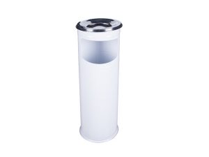 MAXIFLOW COLUMN ASHTRAY NO1 WHITE 28740