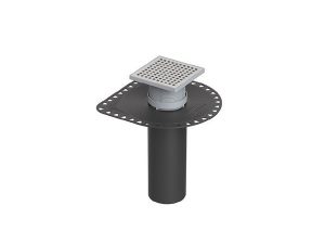 MAXİFLOW VERTICAL DESCENT DOUBLE DRAIN 15X15 Ø100 INSULATION COMPATIBLE WATER HEATER 14407