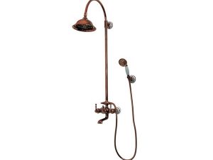 NEWARC PERA SHOWER UNIT WITH FAUCET SHINY COPPER 961505